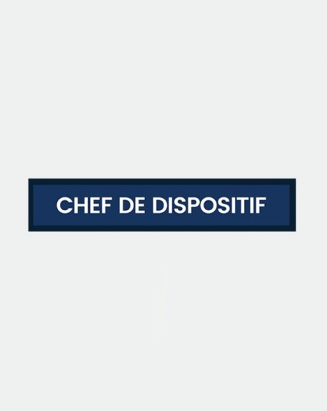 Bande : Chef de dispositif
