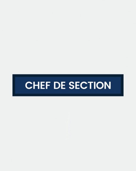 Bande : Chef de section