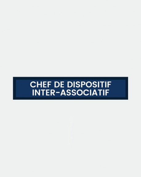 Bande : Chef de dispositif...