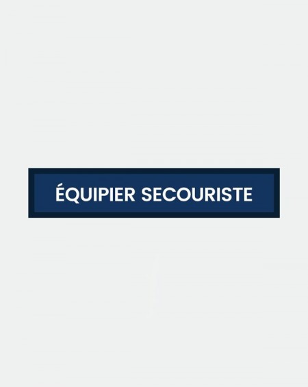 Bande : Équipier secouriste
