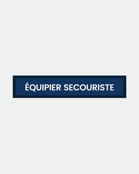 Bande : Équipier secouriste