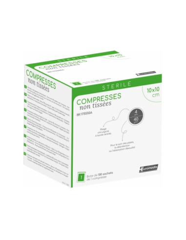Compresse en non tissé stériles -...