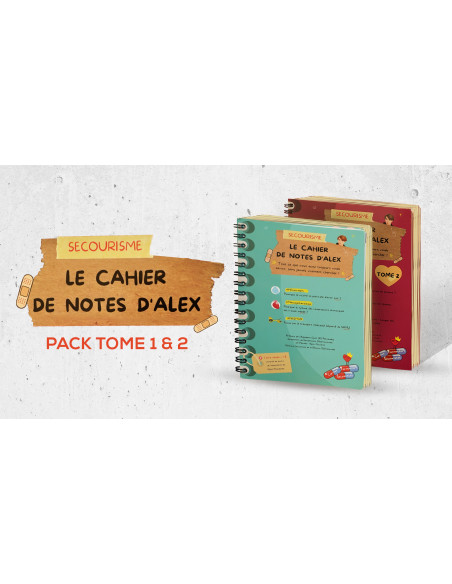Pack Tome 1 & 2 - Le cahier de notes d’Alex