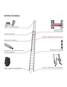 ECHELLE 4.60/8.20 M ALU A... 2