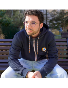 Sweat à capuche zippé 2