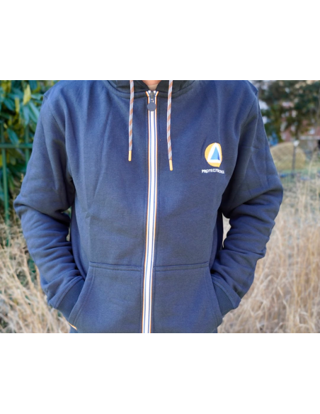 Sweat à capuche zippé