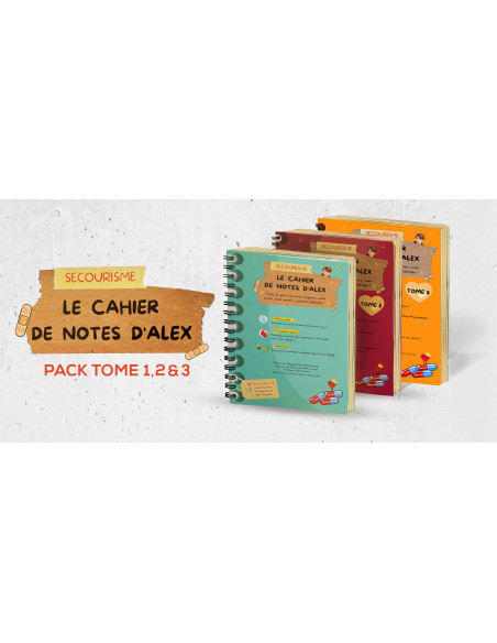 Pack Tome 1,2 et 3 - Le cahier de notes d’Alex
